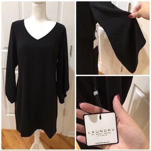 Black long sleeve dress